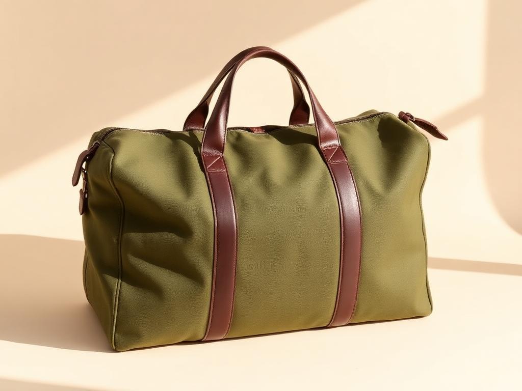 Durable travel duffel bag for trips and gym use