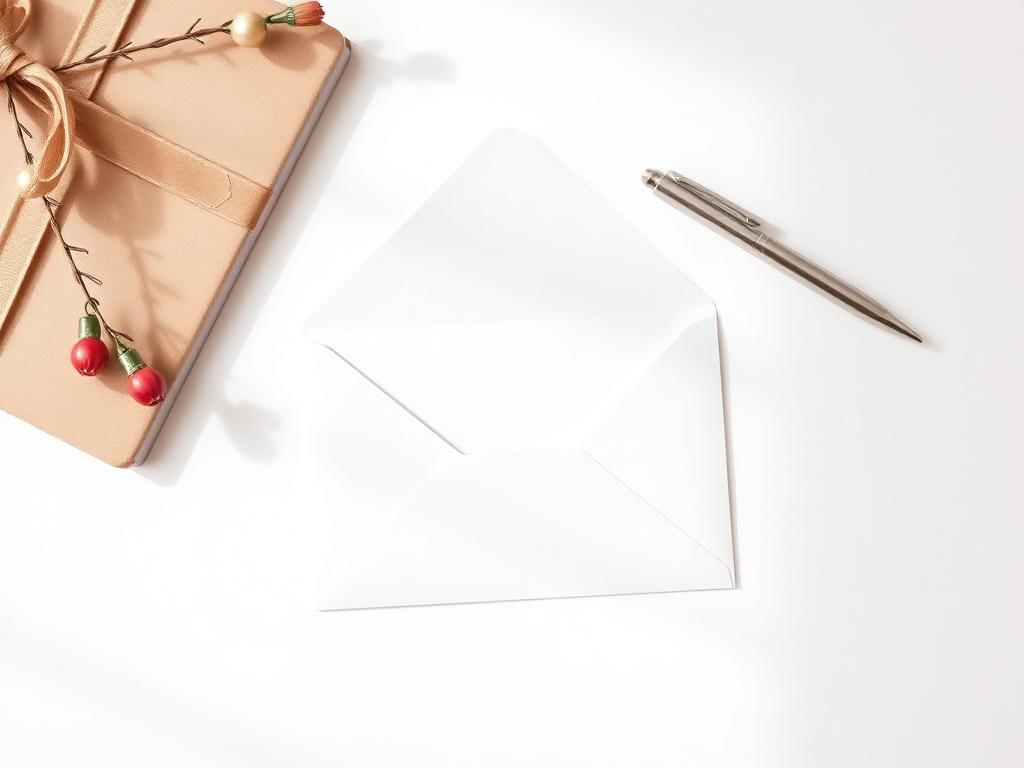 Gift card envelope paired with a small practical add-on item