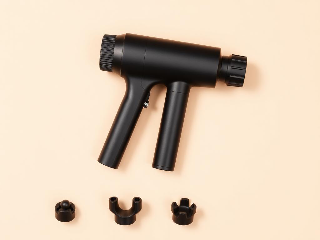 Compact portable percussion massage gun